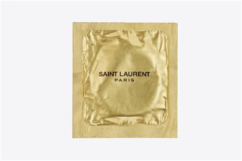 Saint Laurent Is Selling Its Own Luxe Condoms: See 